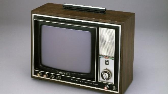 Triniton-PAL-Farbfernseher von 1972, Foto: Sony