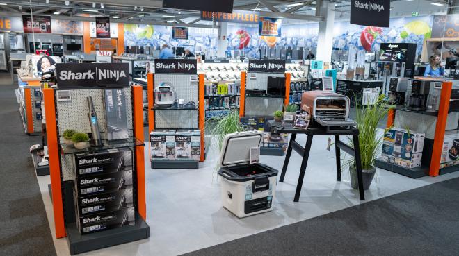 Shop-in-Shop-Fläche von Shark Ninja