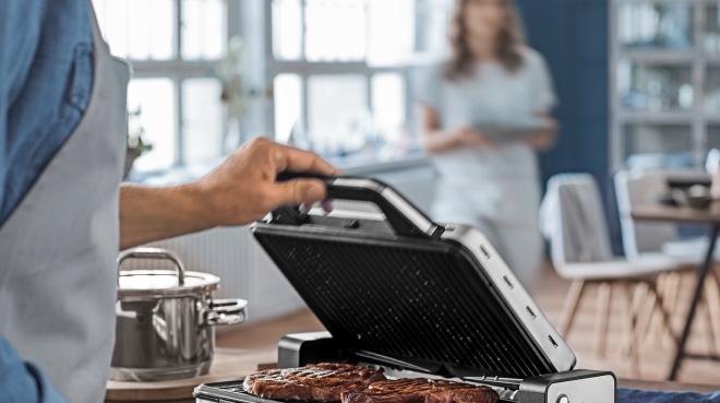 Überzeugte Stiftung Warentest: WMF Lono Kontaktgrill 2in1. Foto: WMF