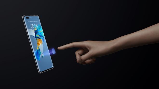 Zugang über Fingerprint-Erkennung. Foto: Huawei