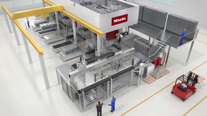 Neue Pressenanlage in Bünde - Bild: Miele