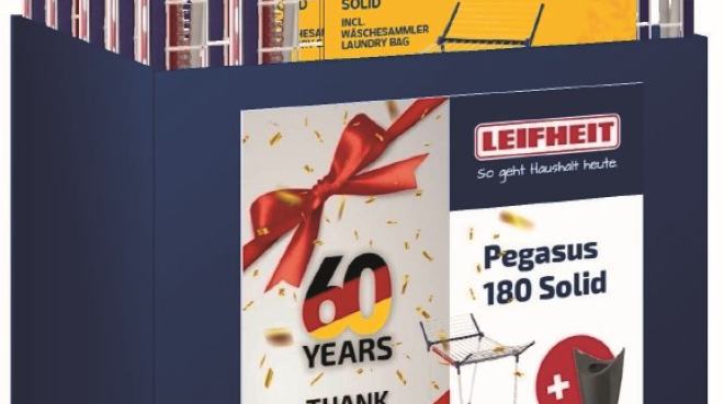 Leifheit 60 Jahre Promotion Pegasus 180 - Foto: Leifheit