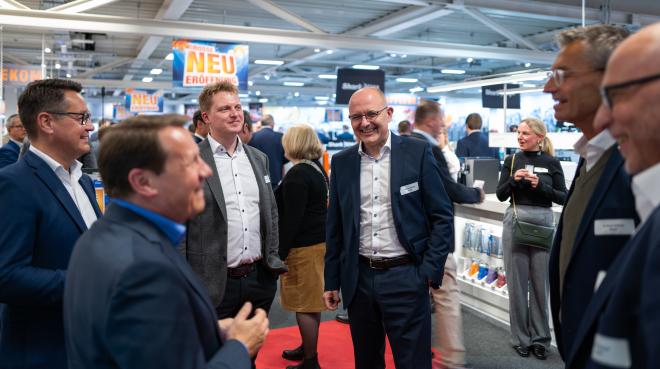 Philipp Klein (dritter von links) aus der Unternehmerfamilie Klein