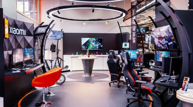 Gaming-Zone von Xiaomi, Foto von MediaMarktSaturn