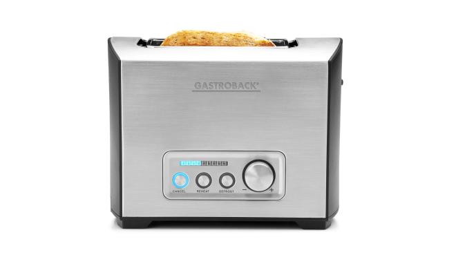 Der Toaster überzeugt durch einfache Bedienung und viele Funktionen. Foto: Gastroback